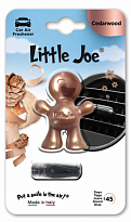 Ароматизатор на дефлектор Little Joe (Metallic) Cedarwood (Кедровое дерево) 1/6шт